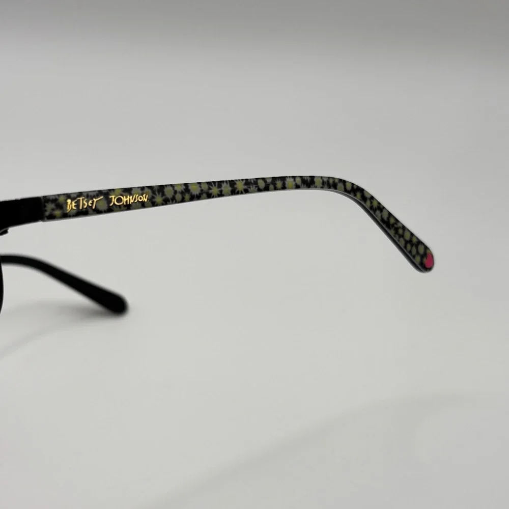 Betsey Johnson Girls‎ Eyewear Black Oval Floral Frames LT24190019 47-16-125